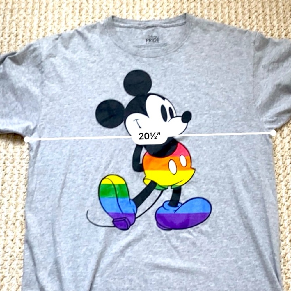 DISNEY | Unisex Mickey Mouse Rainbow T-shirt Large (42/44) - Picture 8 of 9